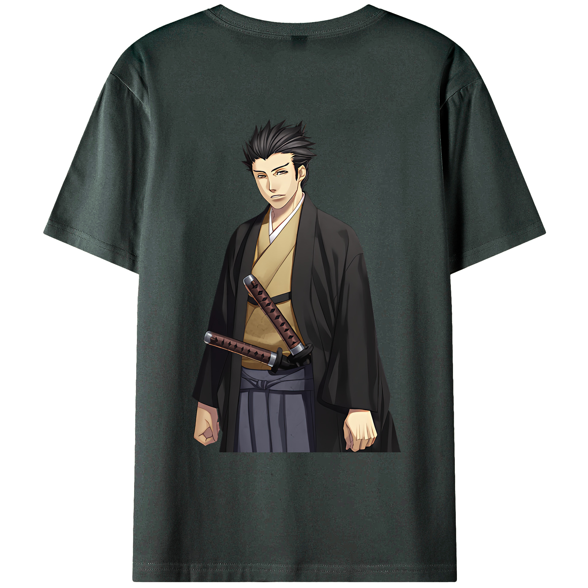 （画像用） ぎんたま 坂田銀時（さかたぎんとき） 神楽 志村新八（しむら しんぱち） GINTAMA Sakata Gintoki Kagura Shimura Shinpachi 綿100％ メンズ半袖Tシャツ（バックプリント） 通気性